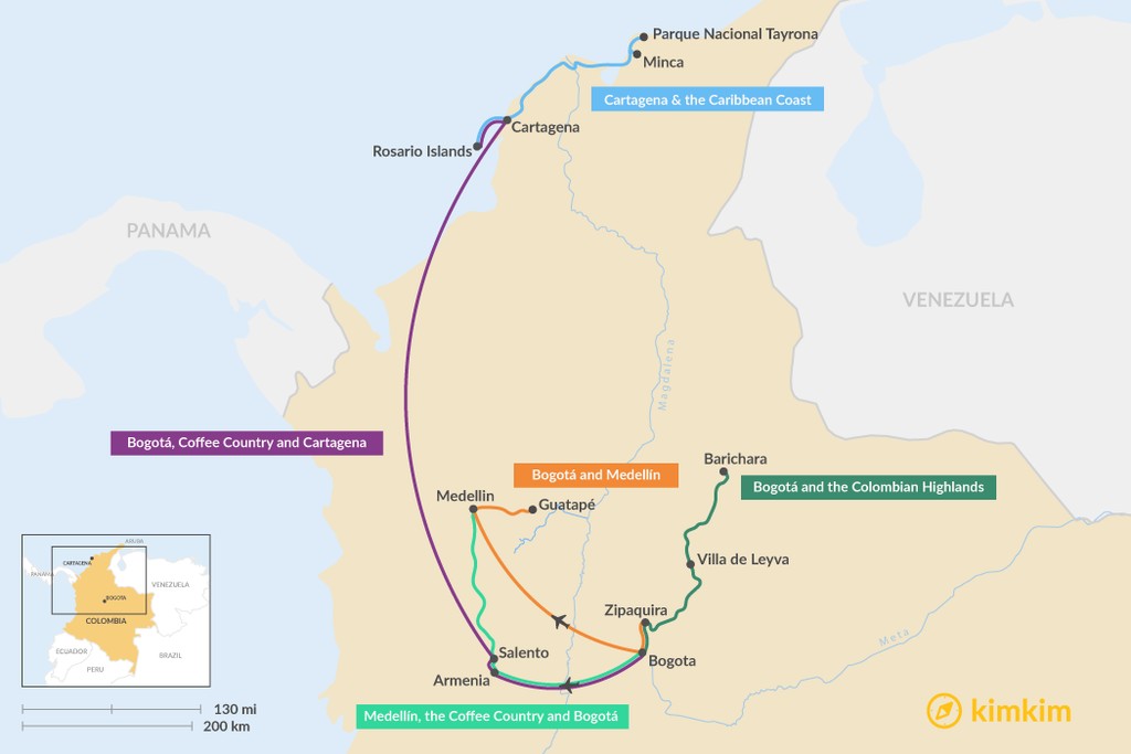 Colombia Itinerary 7 Days