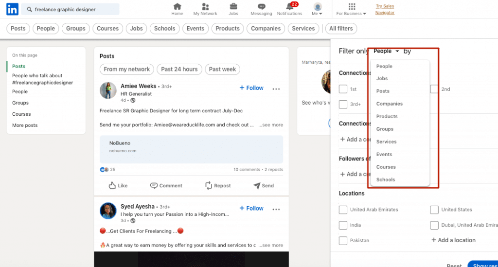 LinkedIn Search by Name