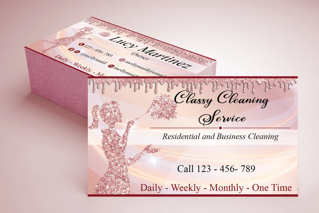 Cleaning Business Cards Ideas
